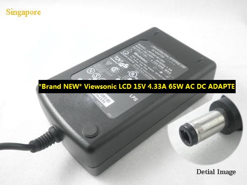 *Brand NEW* 15V 4.33A 65W AC DC ADAPTE Viewsonic LCD LSE9901B1555 POWER SUPPLY